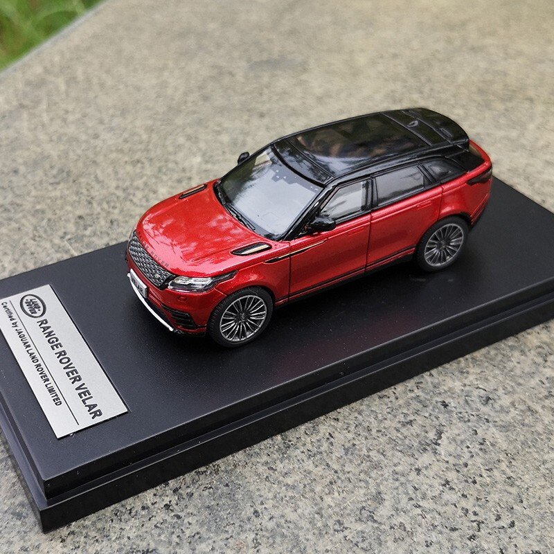 LCD 1:64路虎星脉LAND ROVER 新路虎揽胜NSX思域FK8 suv越野合金汽车模型车模 星脉红色