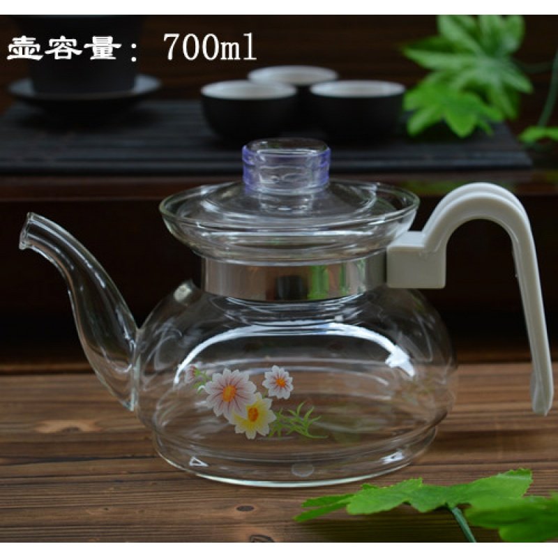 陶然炉泡茶器金蛋烧水壶仿古陶瓷紫砂电热茶壶电子工夫茶炉烧水煮茶器 玻璃手柄壶