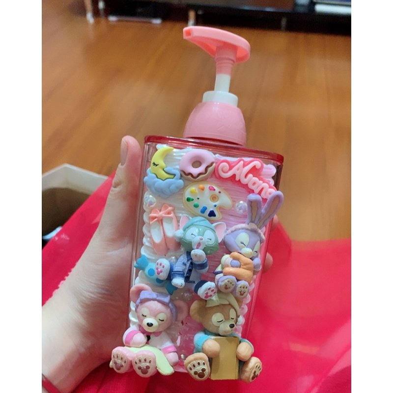 少女卡通分装瓶洗发水沐浴露空瓶子按压瓶挤压式CIAA洗手液瓶化妆品 分装器熊变猪