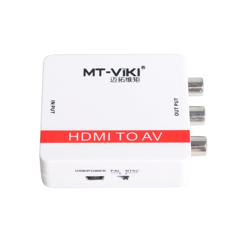 迈拓维矩 MT-HAV03 HDMI转AV音视频转换器 高清1080P转红白黄三色