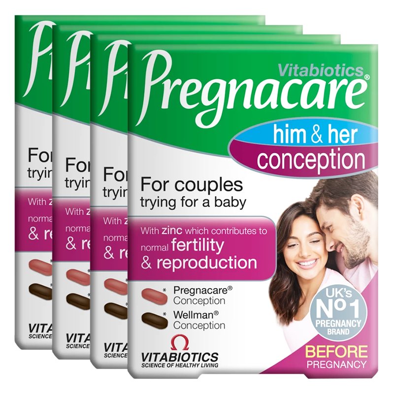 英国进口 薇塔Pregnacare 男女备孕维生素片60粒