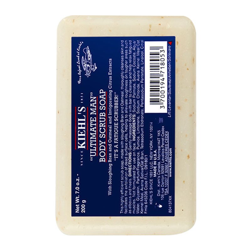 Kiehl's科颜氏 男士燕麦磨砂皂200G