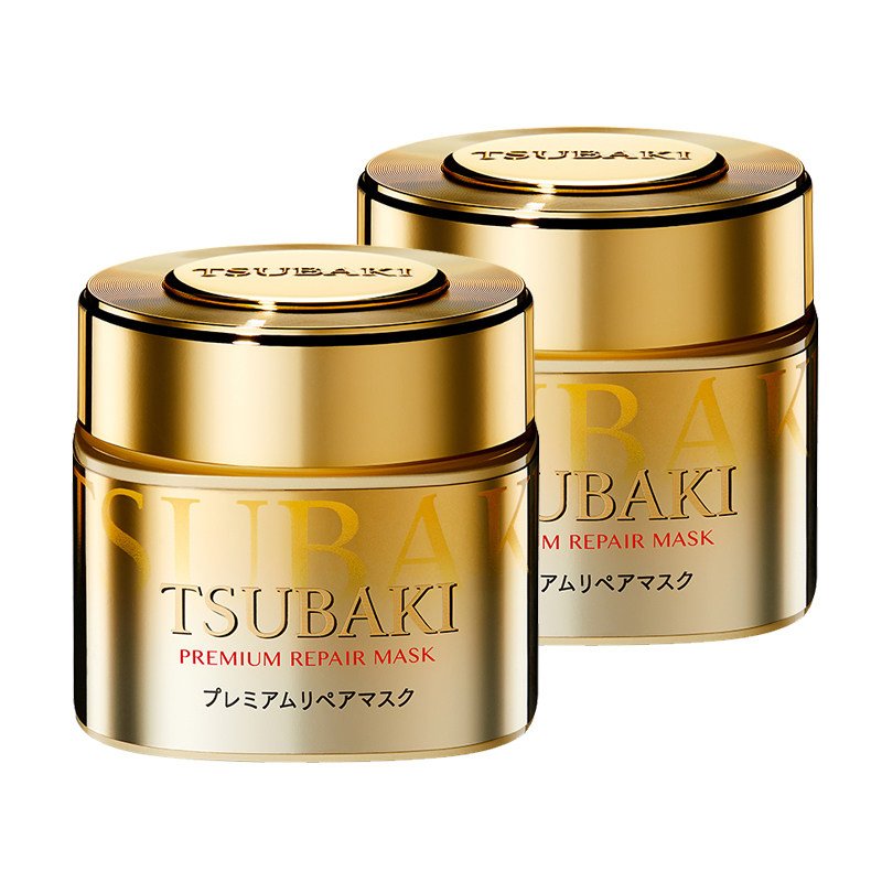 资生堂（Shiseido）TSUBAKI丝蓓绮金色发膜180g 2瓶