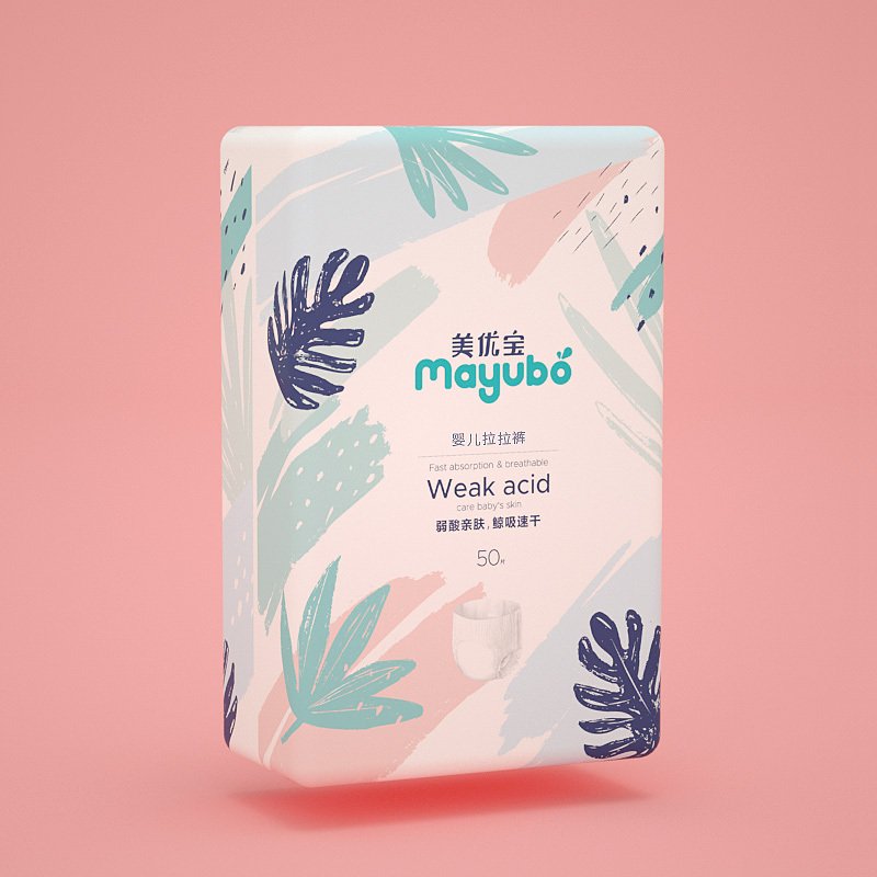 美优宝拉拉裤/尿不湿大号L100片（国产）