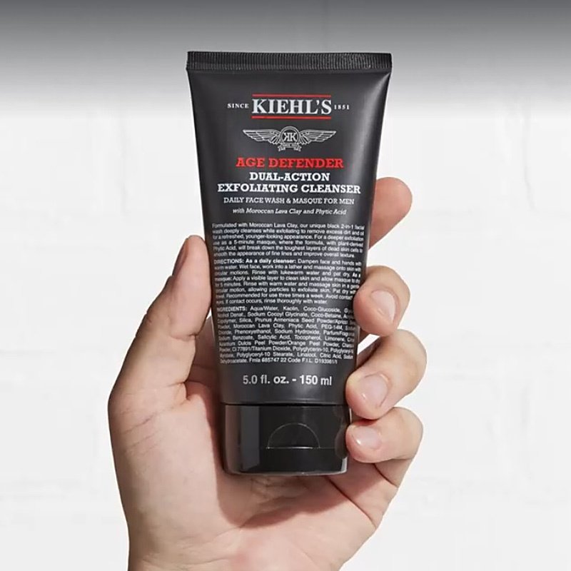 科颜氏(Kiehl's)超能全效男性火山净肤泥150ml 膏/霜状 各种肤质 深层清洁 控油平衡 保湿