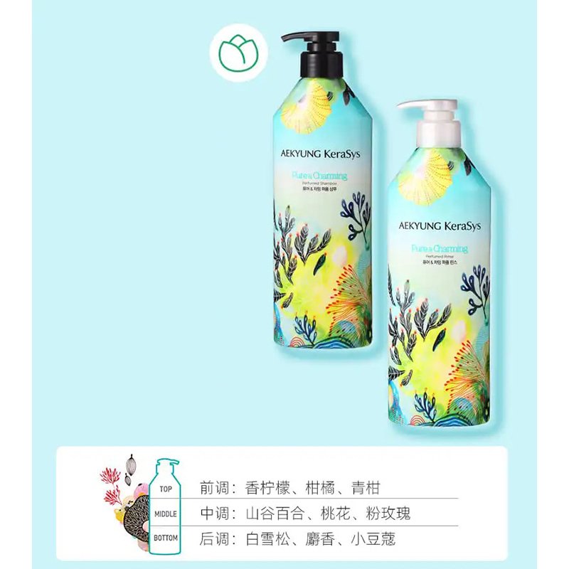 爱敬科娜洗丝(AEKYUNG KeraSys) 护发素 绿色瓶 600ml1