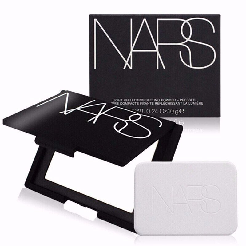 纳斯(NARS)腮红裸光透明色蜜粉饼10g 控油粉饼 定妆遮瑕 提亮肤色