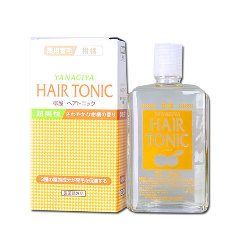 【原装进口】日本HAIR TONIC柳屋YANAGIYA药用生发水 发根营养液生发液240ml 柑橘香