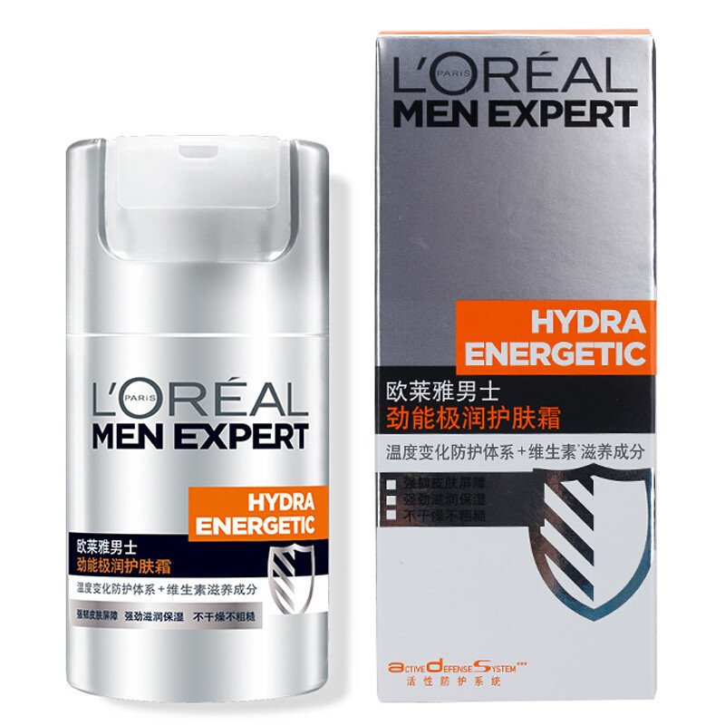 欧莱雅LOREAL男士劲能极润护肤霜50mL