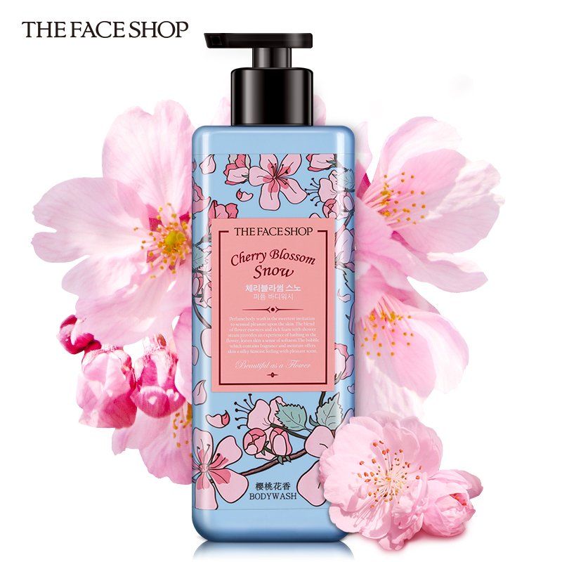 菲诗小铺/THE FACESHOP 和风樱雪香水沐浴露500ml