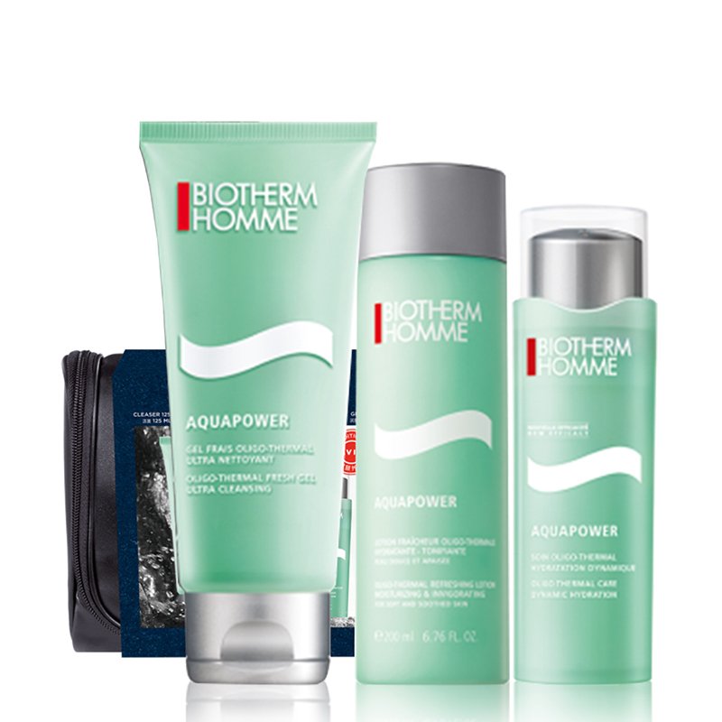 Biotherm 碧欧泉 水动力保湿三件套装：洗面125ml+水200ml+乳75ml