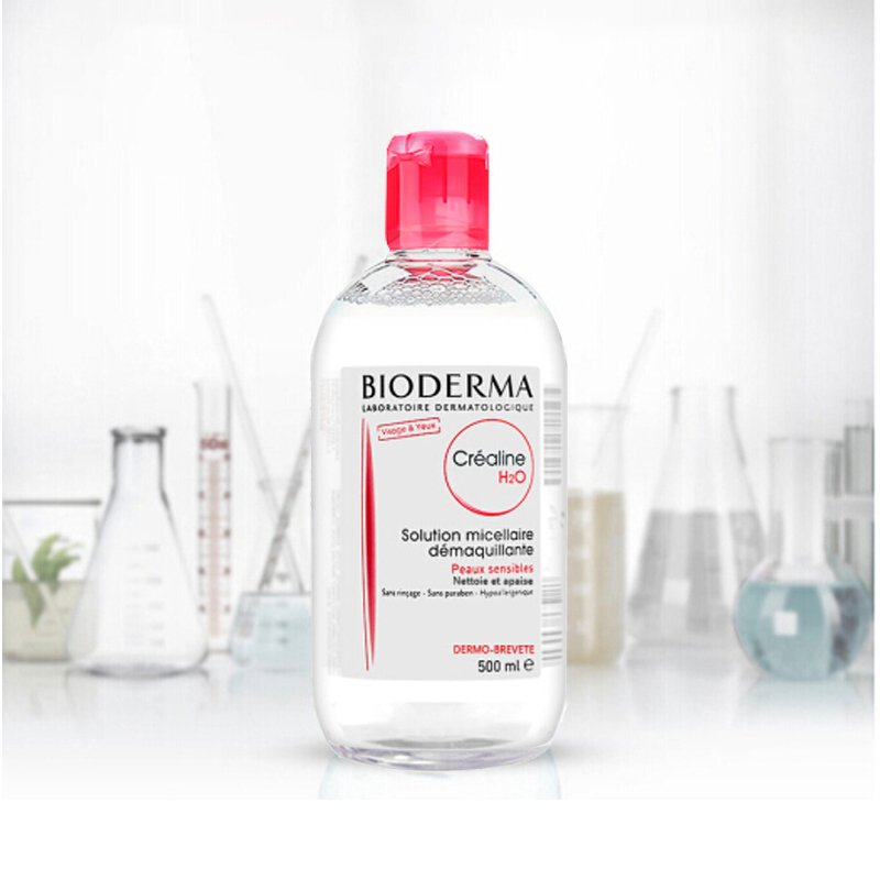 BIODERMA贝德玛舒研多效洁肤水 粉水 500ml 单只装 保湿补水 控油平衡 深层补水 适合干性皮肤