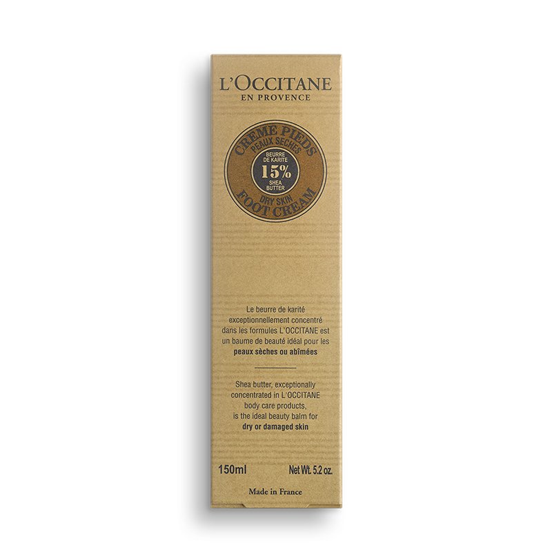 L'occitane欧舒丹15%乳木果足霜150mlx2支装