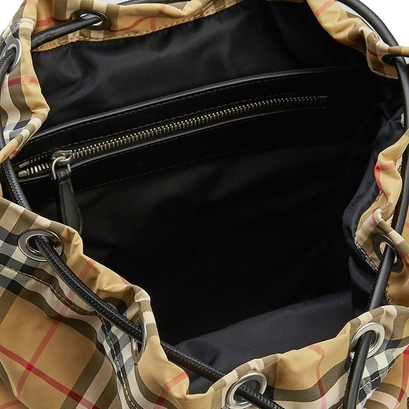 BURBERRY 博柏利 男士古典黄色VINTAGE格纹织物双肩包 80051411