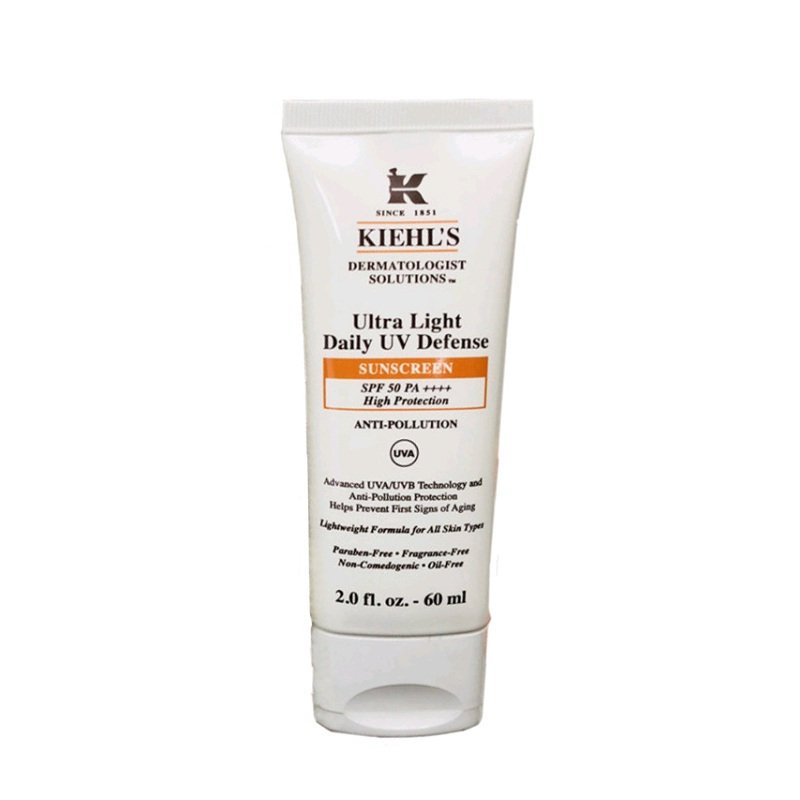 kiehl's/科颜氏 清爽防晒霜 隔离乳液全波段防水防汗 SPF50 60ml