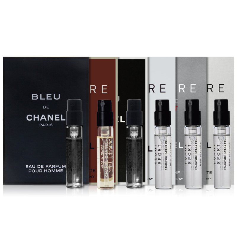 Chanel/香奈儿蔚蓝BLEU男士香水香精版小样 试管香水EP 1.5ml*3