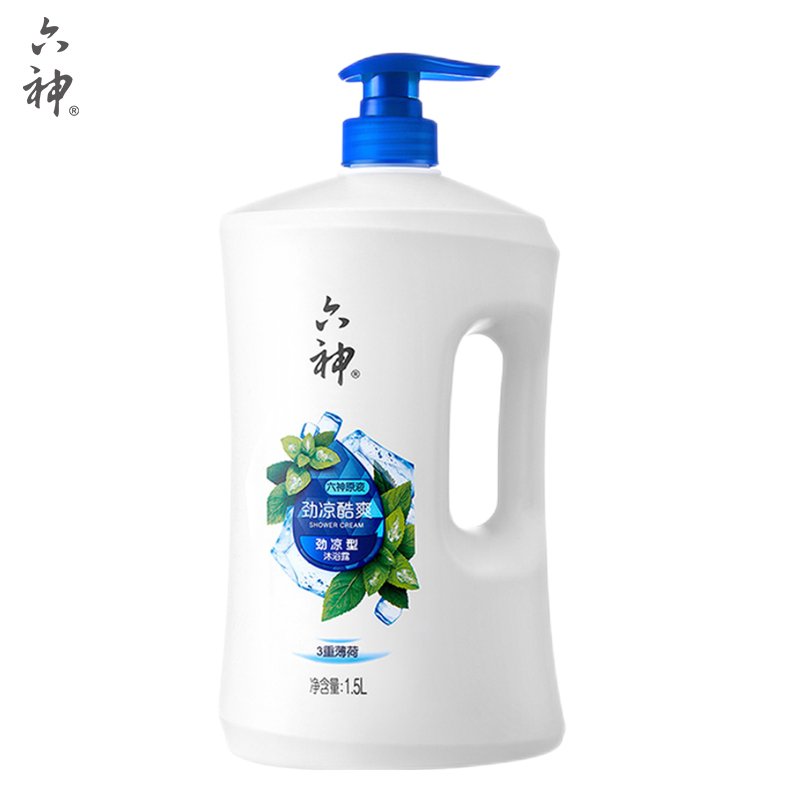 六神劲凉酷爽沐浴露1.5L*2