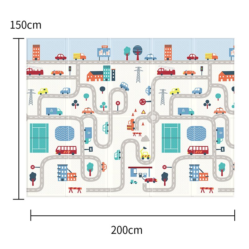 婴侍卫 折叠垫/爬行垫／户外野餐垫 现代都市 WTZD-514