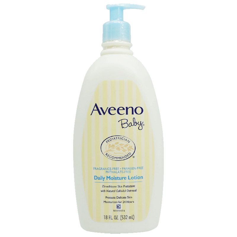 原装进口美国艾维诺 Aveeno 婴幼儿宝宝儿童燕麦保湿润肤乳532ml（0岁以上）