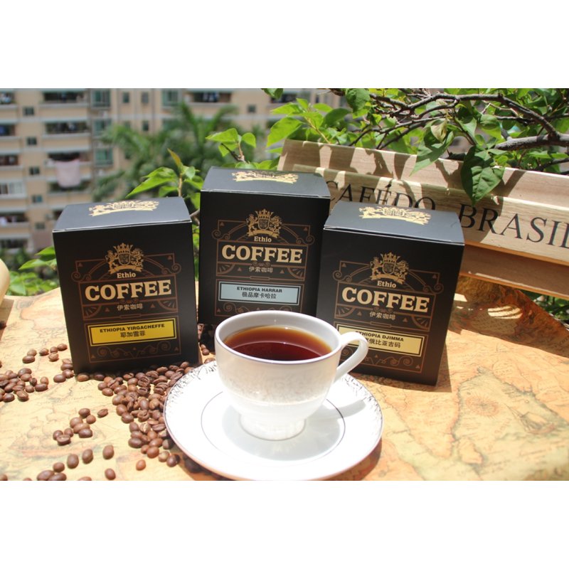 伊索咖啡ETHIO COFFEE 咖啡挂耳包-埃塞俄比亚吉玛（12gx5包）