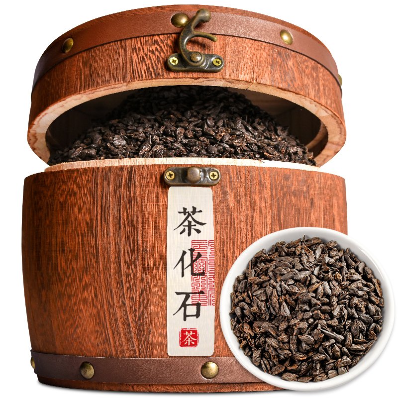 茶化石茶叶普洱茶熟茶勐海10年陈香糯香碎银子礼盒装500g