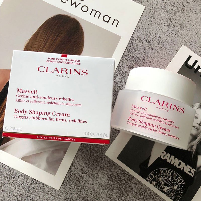 CLARINS娇韵诗 纤柔塑身霜 提拉紧致重塑纤美身材减少脂肪 200ml 法国原装进口