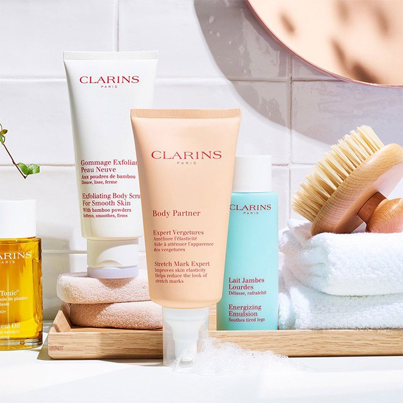 CLARINS娇韵诗润体霜孕妇预防淡化妊娠纹妊娠纹抚纹霜200ml法国原装进口