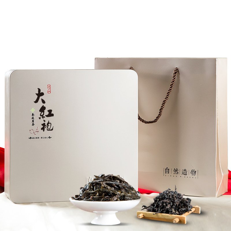 春逸茗茶 19新茶大红袍茶叶武夷岩茶炭焙礼盒装1号大盒256g