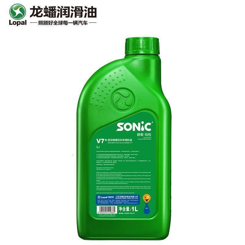 龙蟠 四冲程 摩托车机油 15W40合成机油 SONIC V7 SJ 15W-40摩油1L