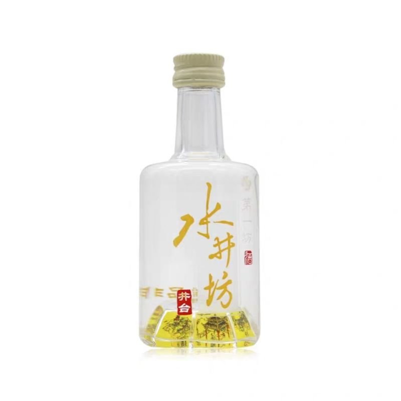 水井坊井台52度小酒50ml 浓香型白酒小酒版 收藏单瓶装