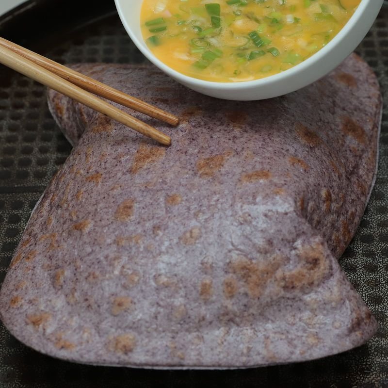 蔬菜鸡蛋灌饼皮面饼家庭装鸡蛋饼皮半成品早餐手抓饼商用摆摊批发 低脂黑全麦味（20片）热卖 无赠品N1J790