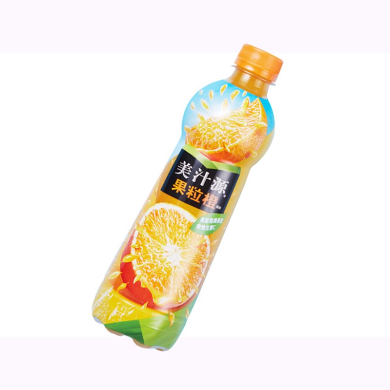 可口可乐美汁源橙汁饮料果味饮品佐餐搭档果粒橙420ml*4瓶