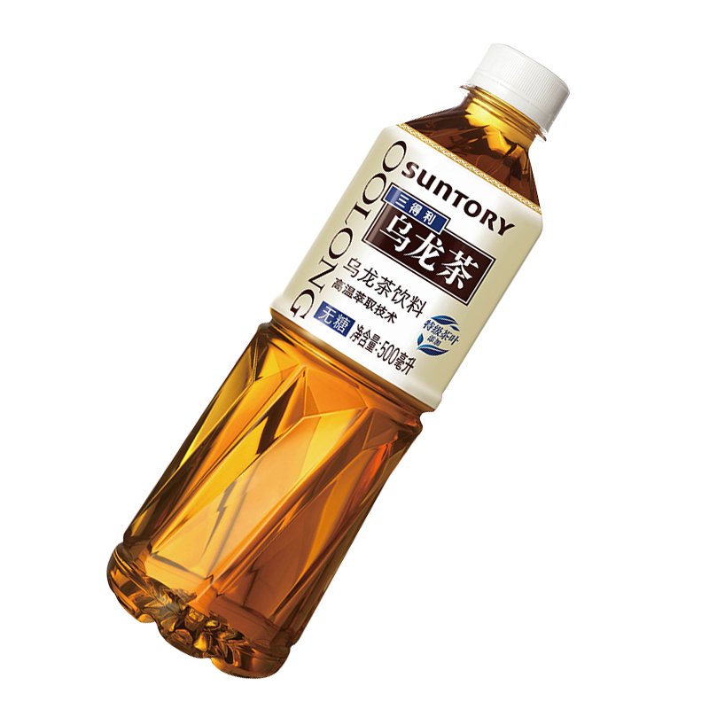 三得利无糖乌龙茶500ml*4瓶多省_0