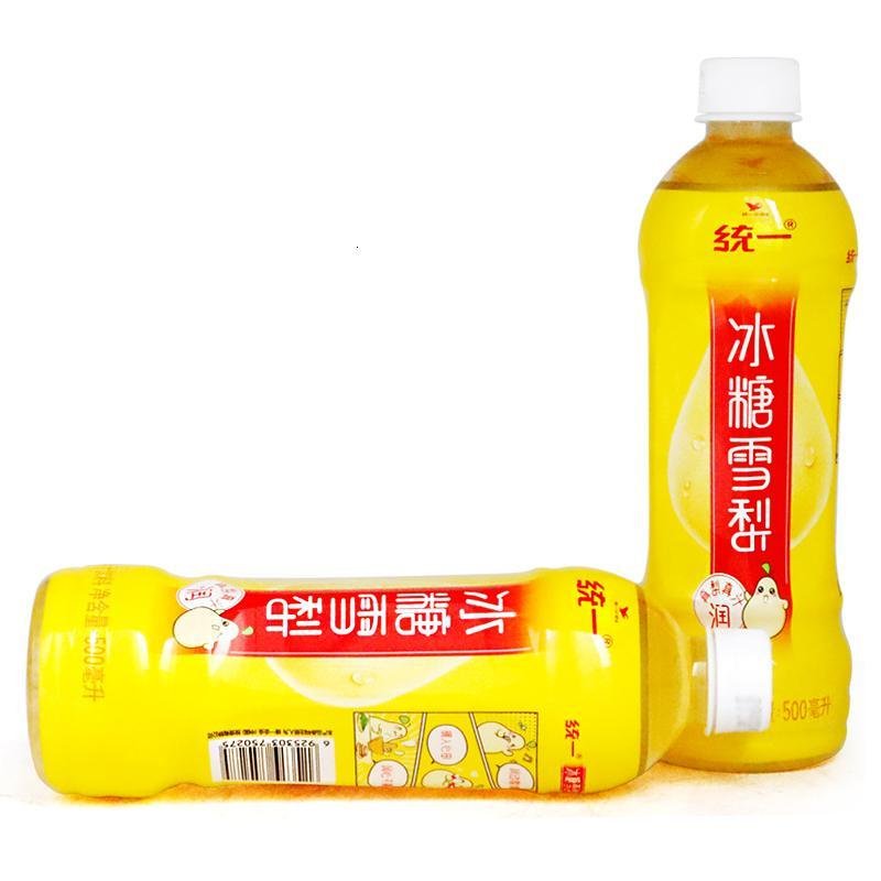 统一 冰糖雪梨500ml*15瓶整箱 梨汁饮料