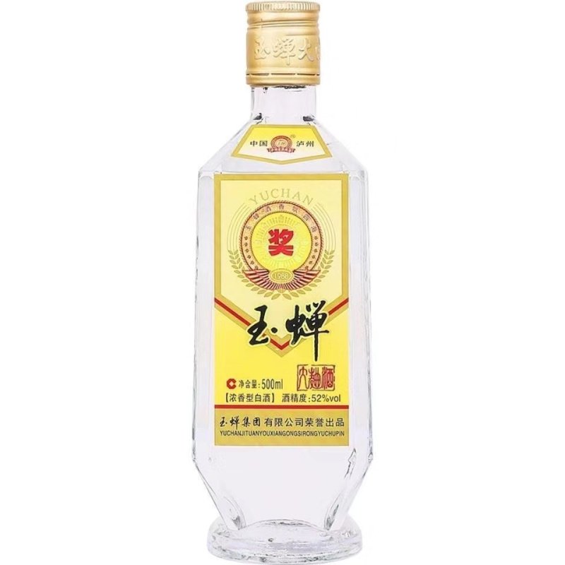 泸州玉蝉老酒大曲高粱酒纯粮食酿造52度500ml*6瓶整箱浓香型白酒