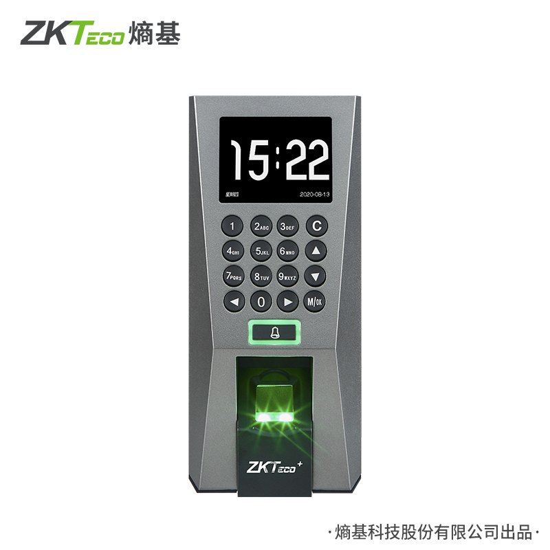 ZKTeco/熵基科技F18+指纹考勤机门禁机一体机员工上班打卡机门禁系统玻璃门电子木门铁门门禁智能云门禁wifi