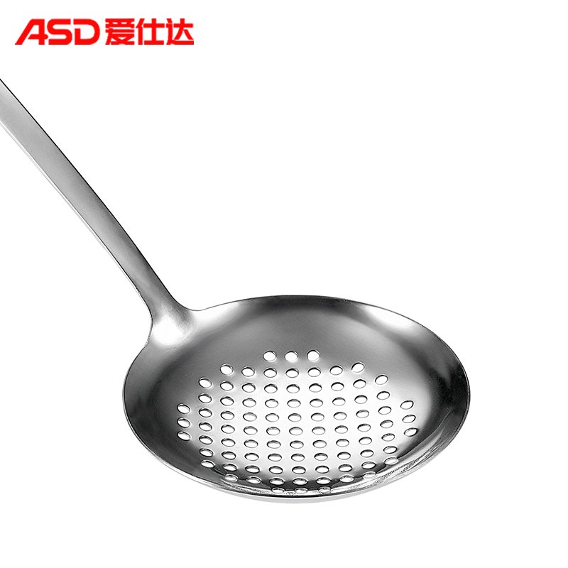 爱仕达（ASD）锅铲不锈钢炒菜铲子 家用中式铲加厚耐用厨房用品家用大全 不锈钢【钢铲】