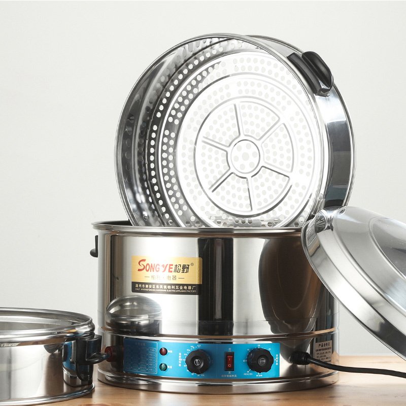 特大电蒸锅超大容量大馒头蒸笼大型蒸包炉商用 六层52cm电蒸锅(商用)