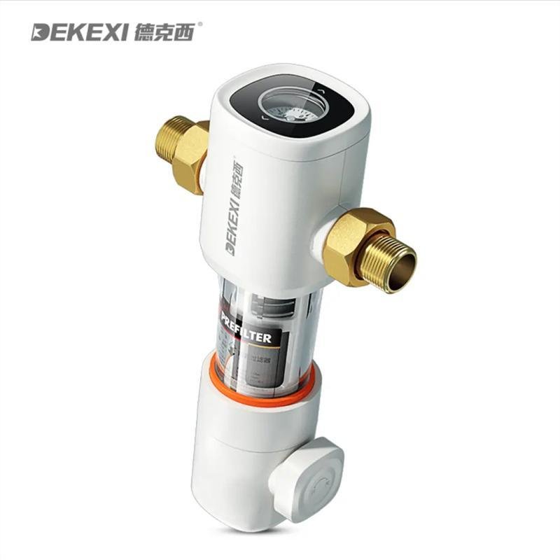 德国德克西（DEKEXI）前置过滤器家用全屋自来水净水器40微米反冲洗净水机DQ-3（免费安装）