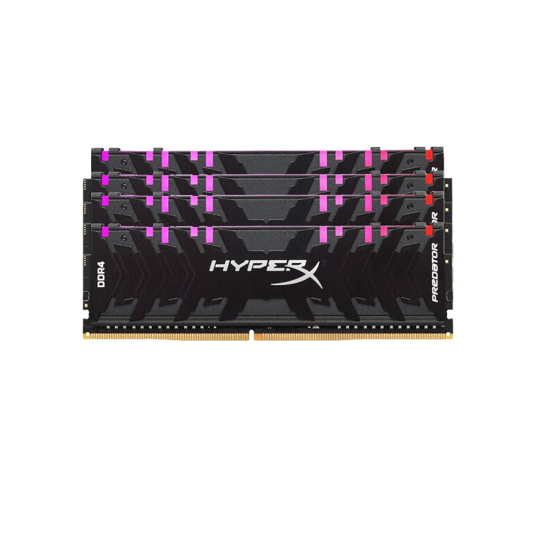 金士顿(Kingston)骇客神条 Predator系列DDR4 3600 32G(8Gx4)台式机电脑内存RGB灯条