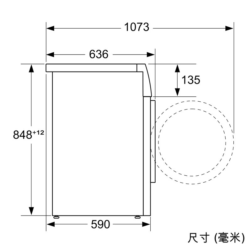 LG WD-VH454D0 9公斤全自动滚筒洗衣机 羽绒洗涤DD变频直驱 6种智能手洗