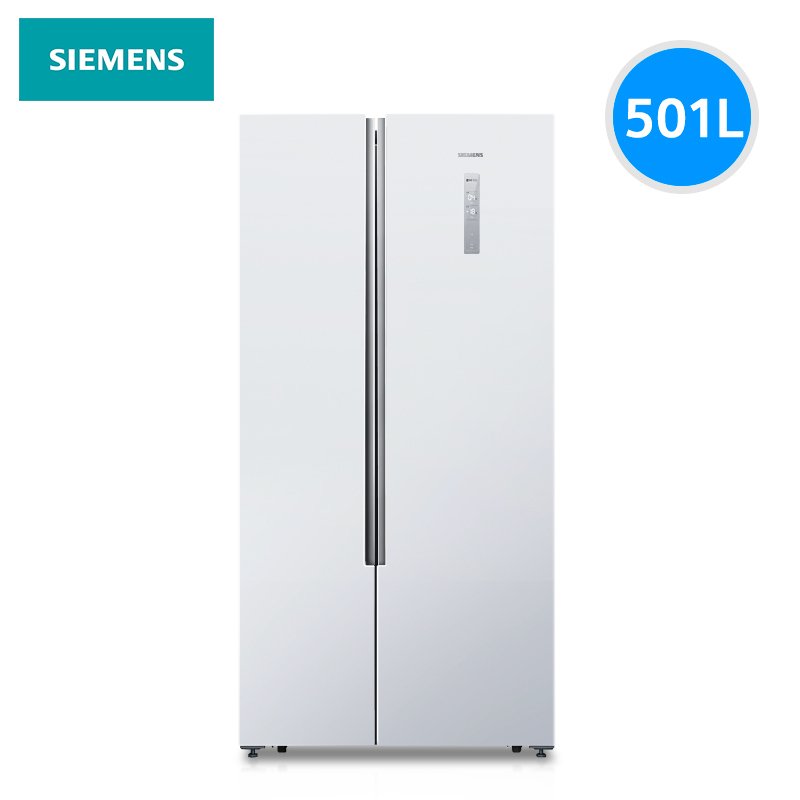 SIEMENS/西门子 风冷无霜 双开门大容量冰箱KX50NA20TI 白色604N7K