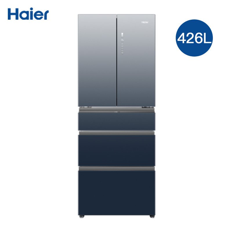 海尔（Haier）426升多开门风冷无霜双变频冰箱家用一级能效 干湿分储 精控微风道 BCD-426WDCEU1