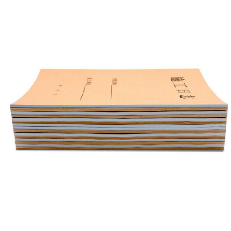 知绿源 ZLY163-16 施工日志 施工日记本 装饰施工日志 单据 施工日志40张 5本/包