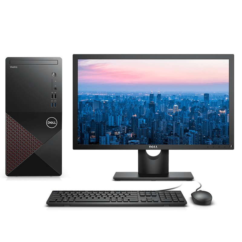 戴尔DELL 台式机成就3890/3891 主机+27显示器 i7-11700 16G 1T 256G 1050T 4G