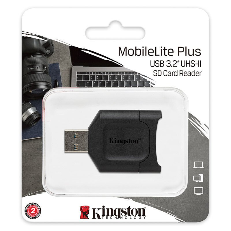 金士顿（Kingston）USB3.2 高速SD读卡器 UHS-II SDXC读卡器 MLP 多功能读卡器SD大卡