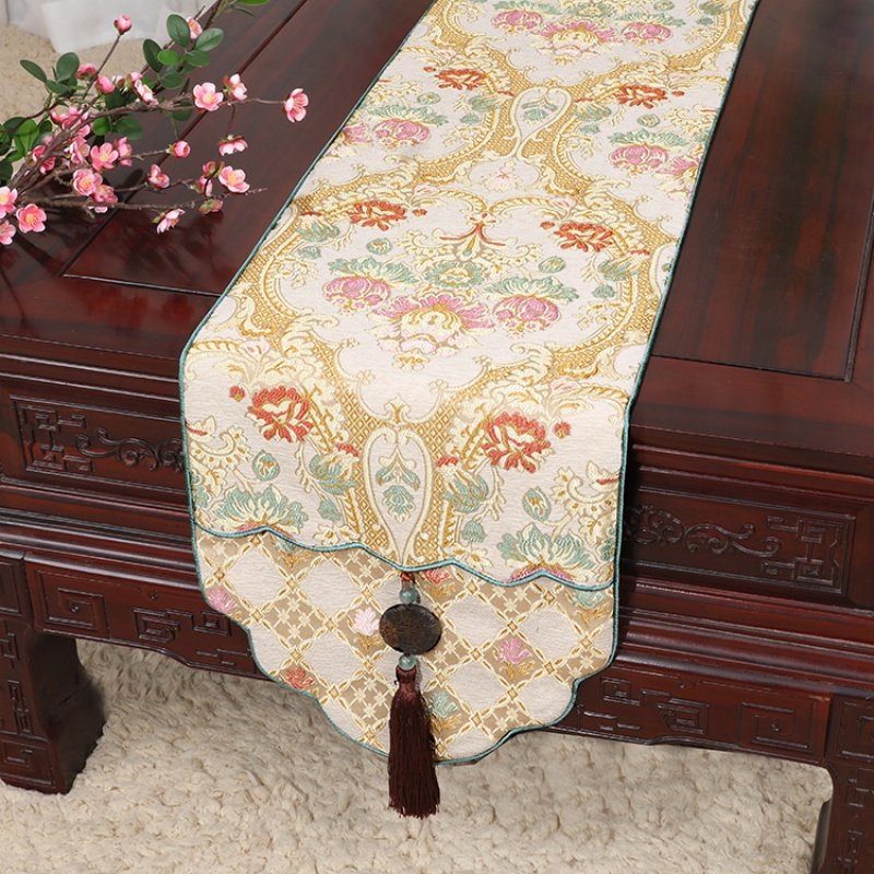 款式是中式的家柏饰桌旗/桌巾怎么样?-苏宁头条