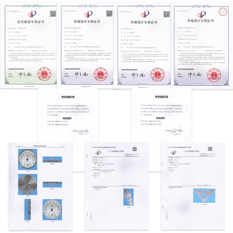 温度计工业用家用室内仓库实验室药店测温高精度温湿度计表台挂式 三维工匠 TH602/13cm银色款（挂式）