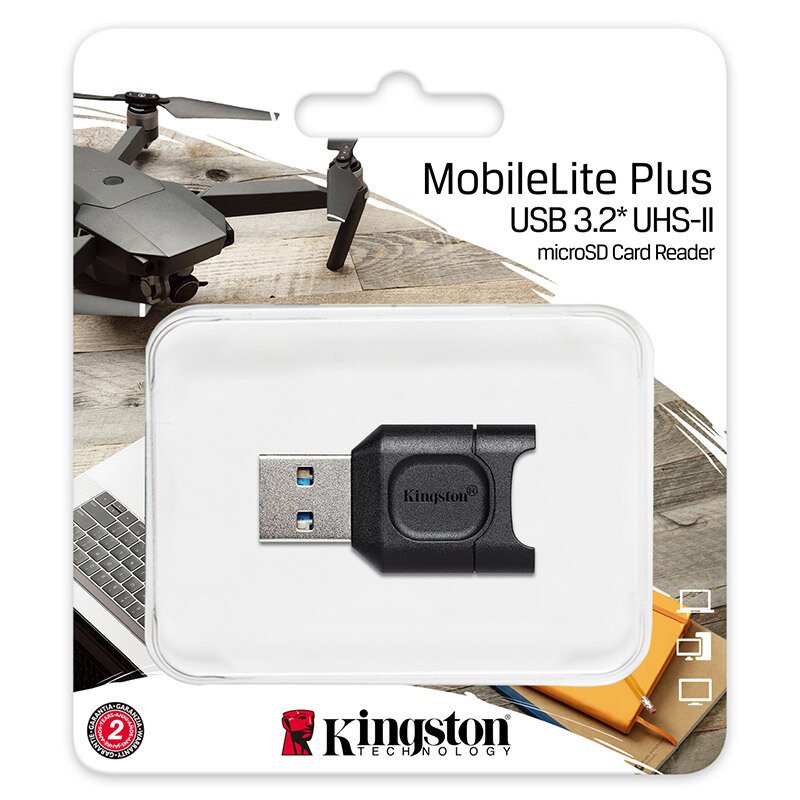 金士顿（Kingston）USB 3.2 支持UHS-II microSD MLPM 多功能读卡器 高速读卡器