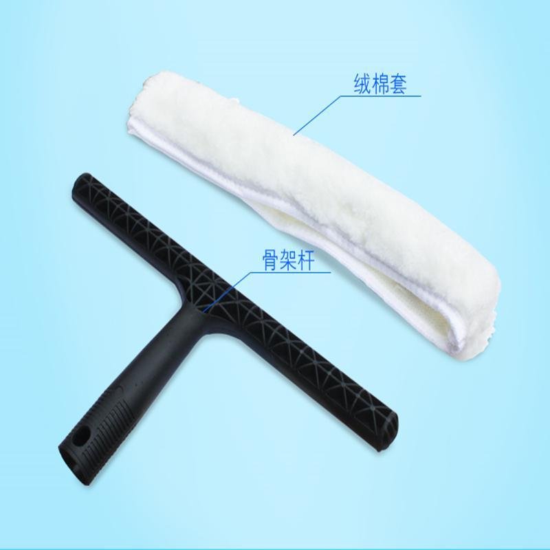 环杰涂水器毛头玻璃擦保洁抹水器玻璃刮白色上水器45cm hj-308